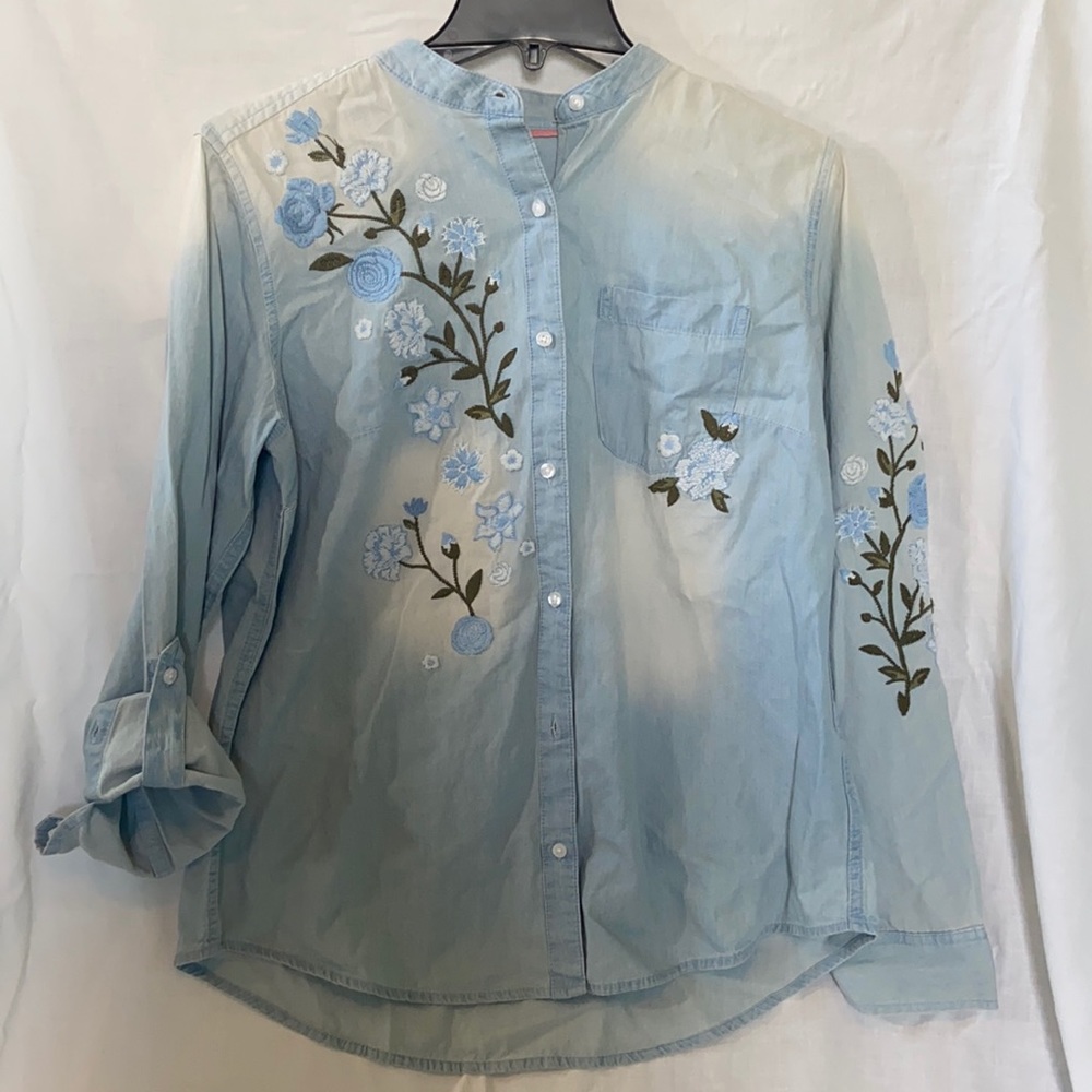 Light Denim Button Up
